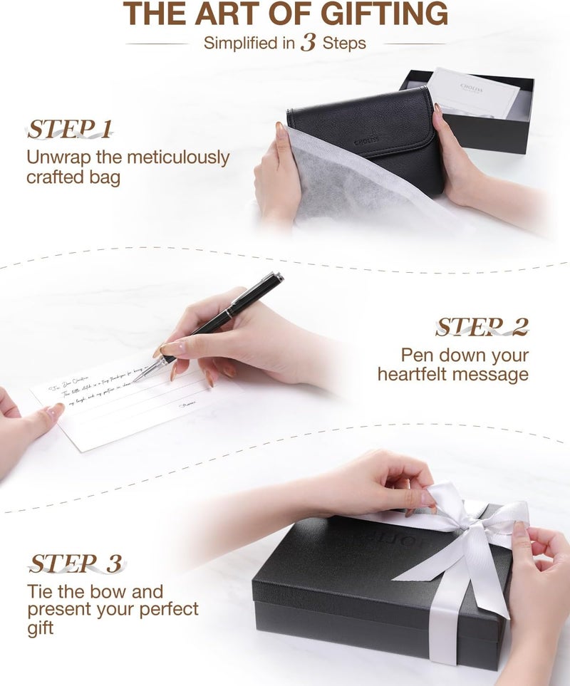 CHOLISS Small Crossbody Bags for Women, Vegan Leather Cell Phone Purse, Mini Travel Purse with Adjustable Strap Womens Gifts - Image 4